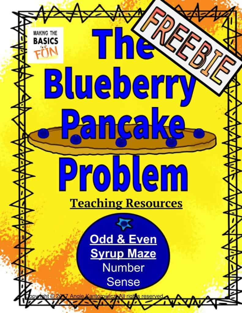 The Blueberry Pancake Problem odd2Feven freebie