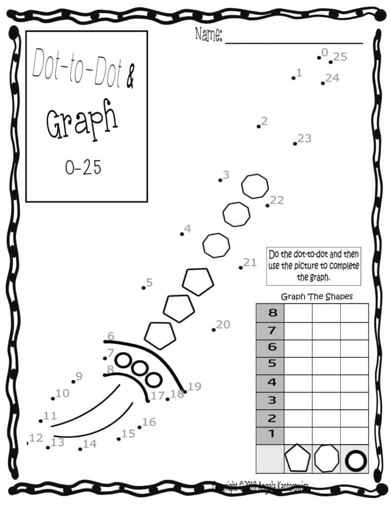 Paintbrush Dot-to-Dot and Graph