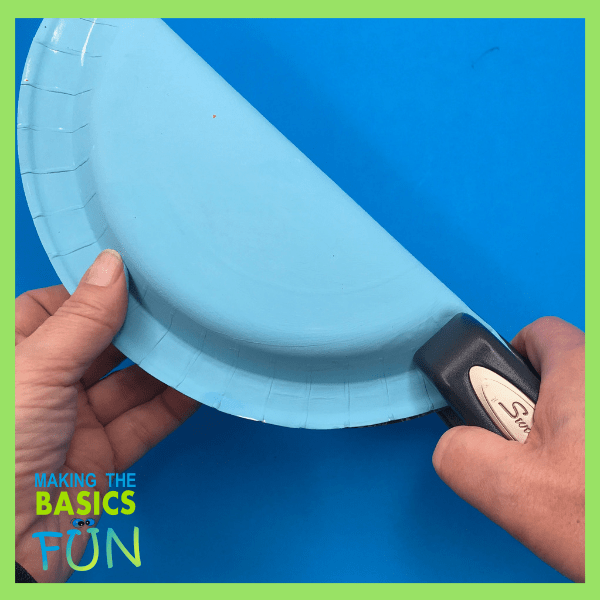 Step 2-Staple the painted plate