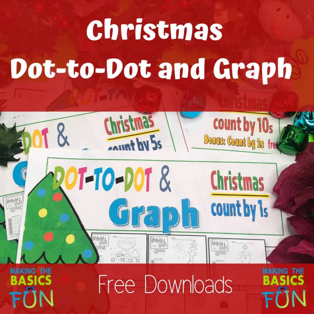 Christmas Dot-To-Dot and Graph, Free Downloads