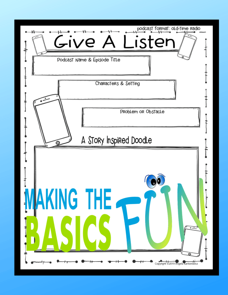Use Story Based Podcasts In Your Classroom Using This Printable