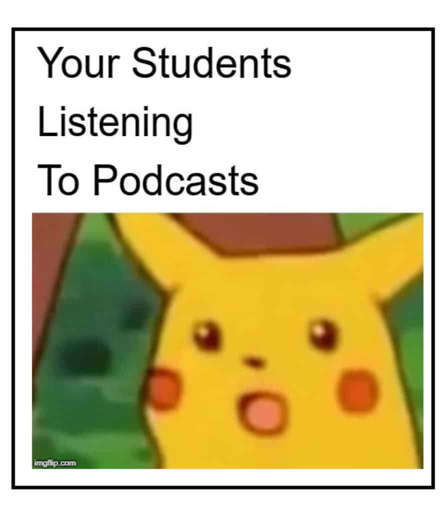 podcast student face