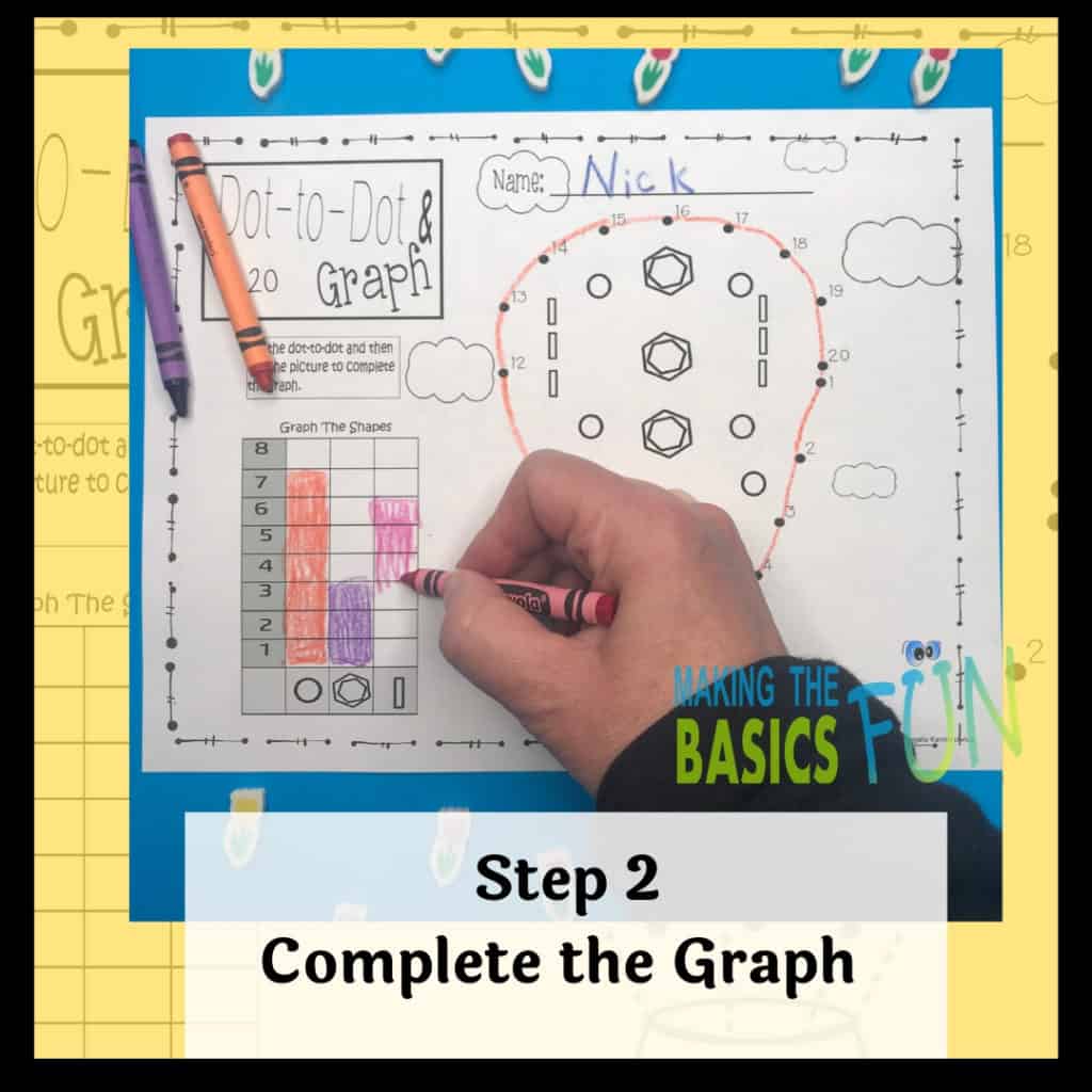 Spring Dot-To-Dot And Graph Step 2