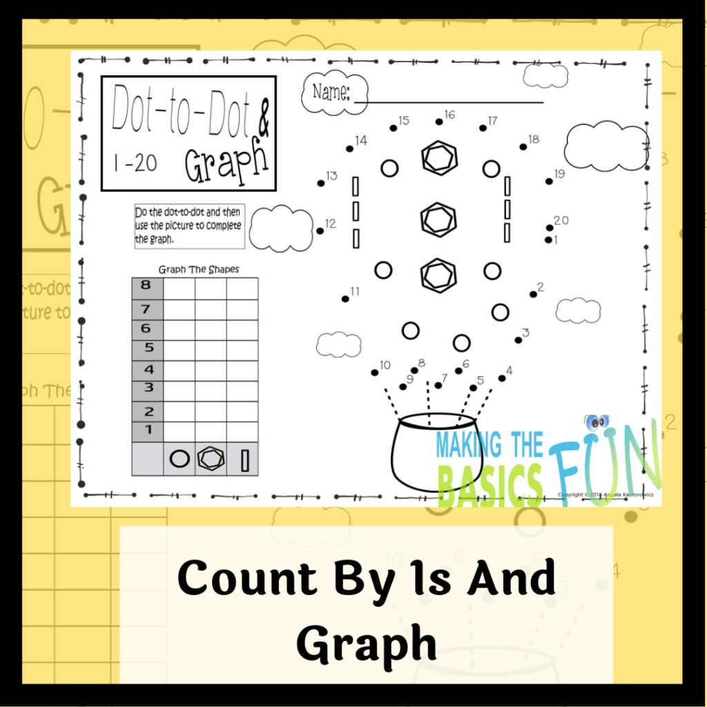 Count by 1s Dot-To-Dot and Grap