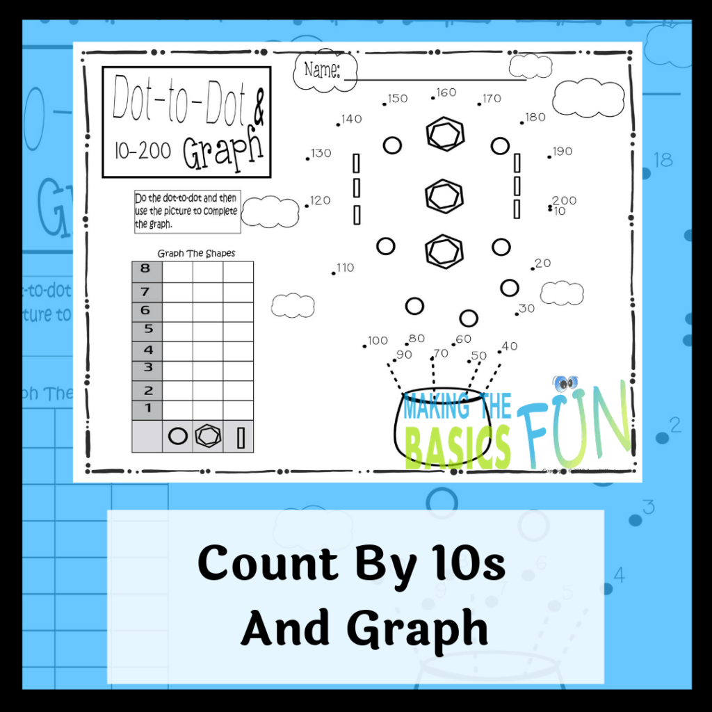 Count by 10s Dot-To-Dot and Graph
