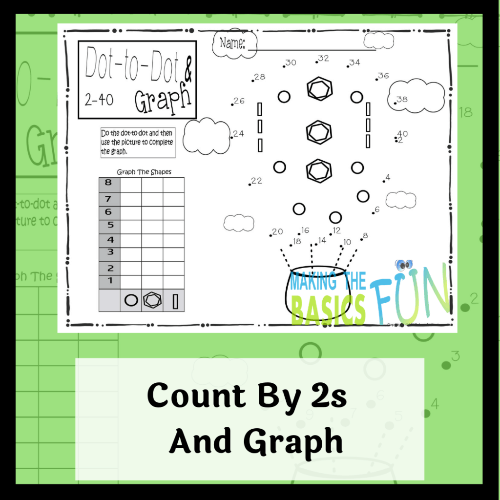 Count by 2s Dot-To-Dot and Graph