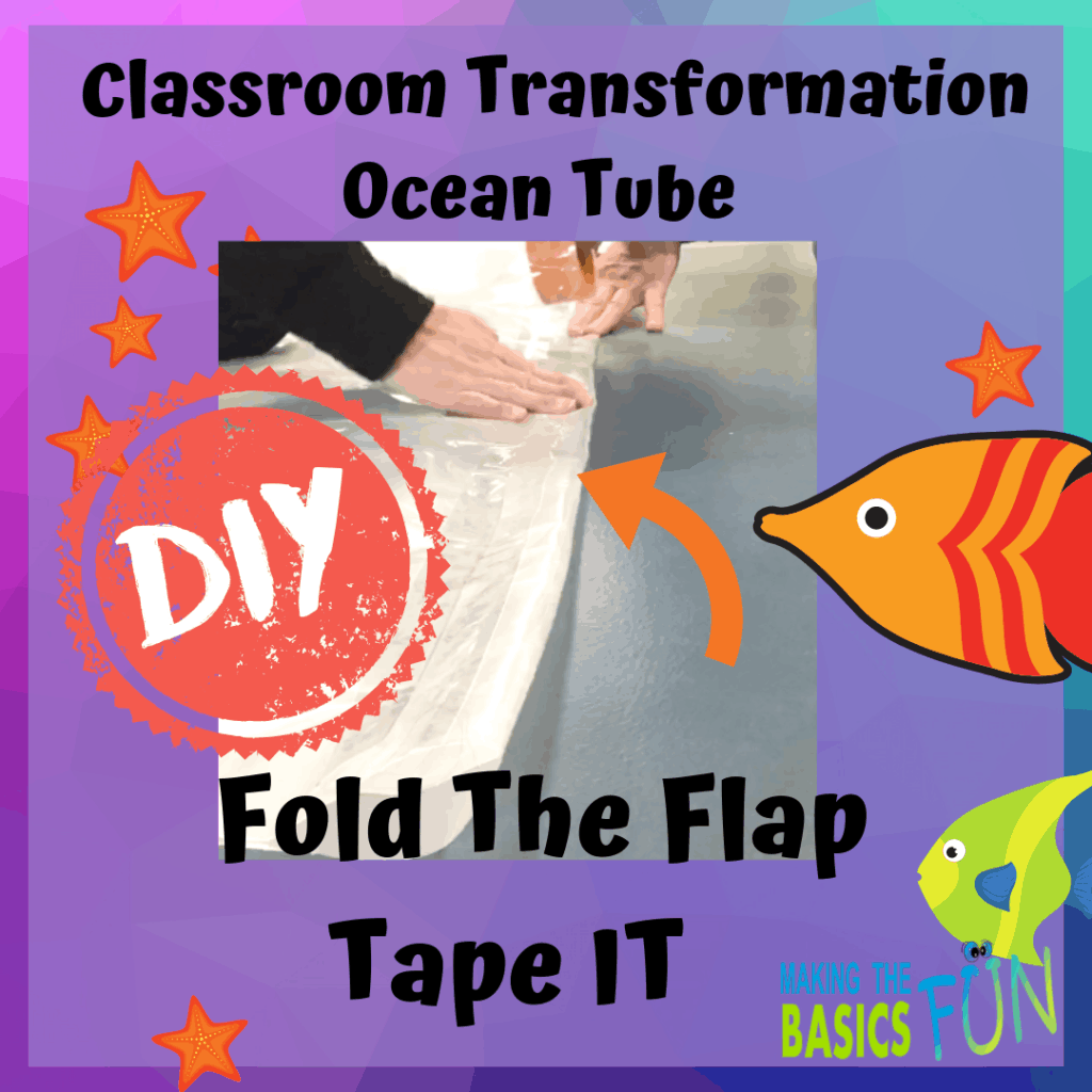 Tape the seam twice in this Inflatable Tube Classroom Transformation
