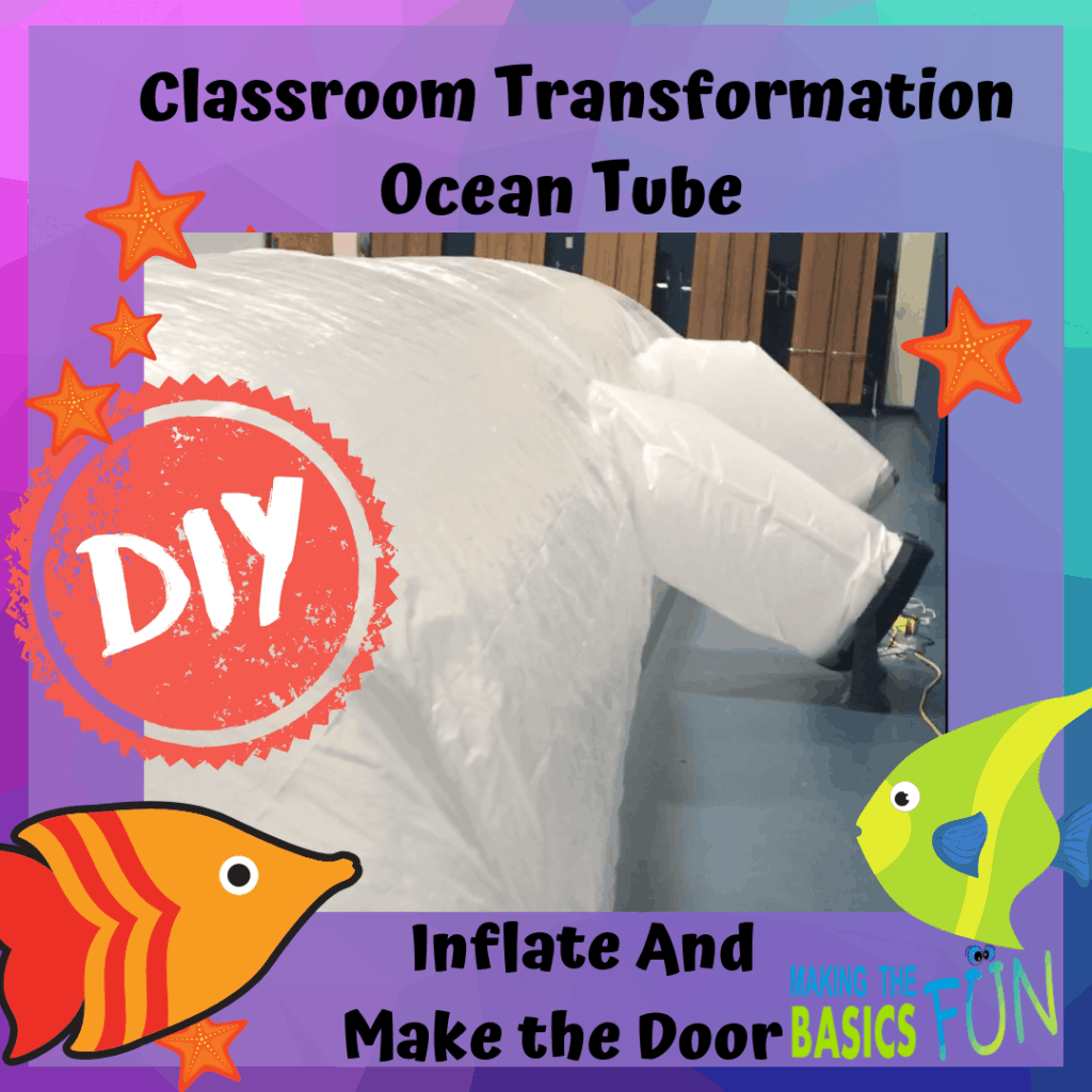 Duct work and The Classroom Transformation Inflatable Tube
