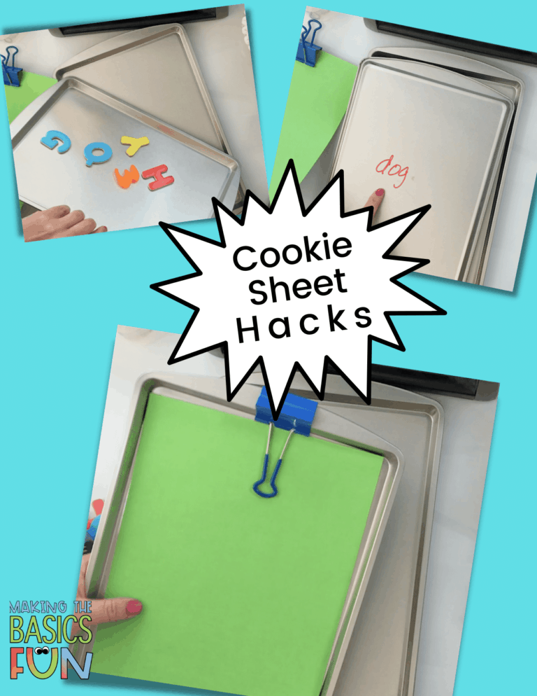 classroom supplies cookie sheet