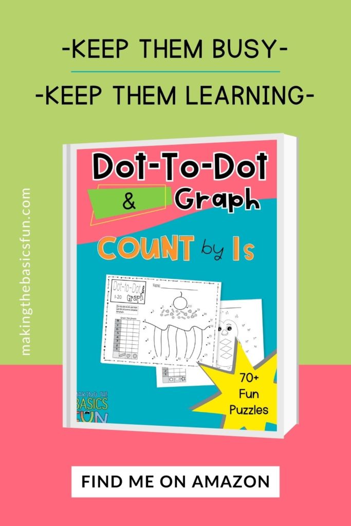 Cover of the Dot-To-Dot and Graph book. cupcake and penguin dot-to-dot on cover